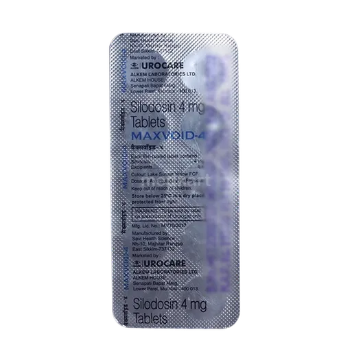 maxvoid 4mg tablet 10's